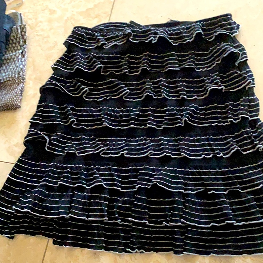 Flouncy, tiered mini skirt